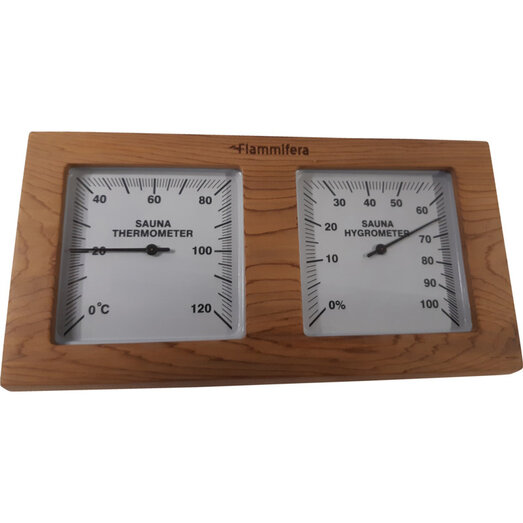 Sauna termometer og hygrometer