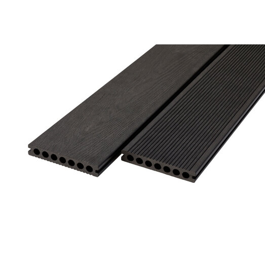 Terrassebrædder Nordic Deck Shield sort komposit 22x140x3600 mm