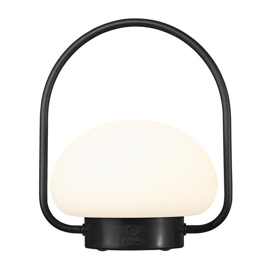 Nordlux Sponge havelampe to-go Ø20 hvid/sort