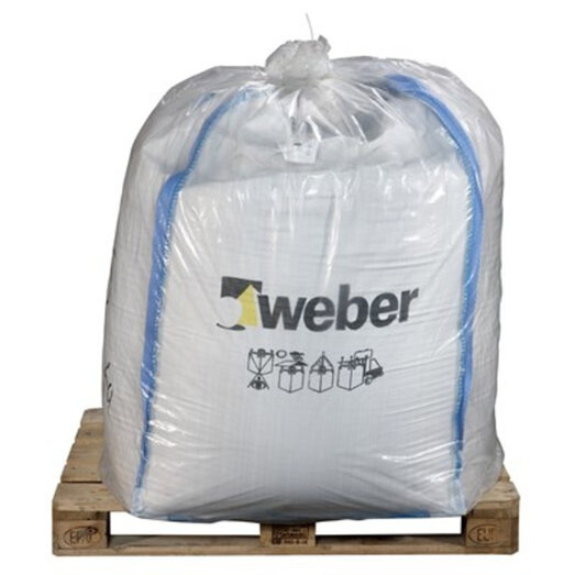 Weber 6,6% bakkemørtel 0-4 mm, 250 liter