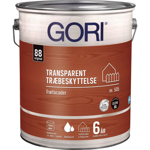GORI 505 transparent træbeskyttelse tryk grøn