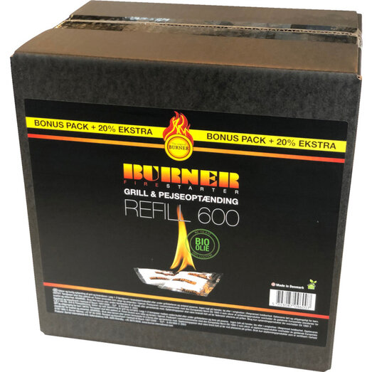 Burner Firestarter - Refill 600 stk.