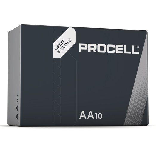 Procell alkaline industri batterier AA 10 pk