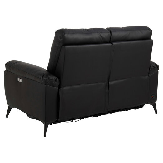 Padova 2 pers. sofa sort PVC læder