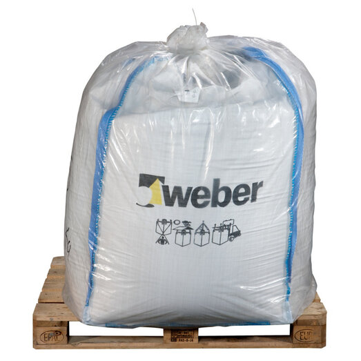 Weber 6,6% bakkemørtel 0-4 mm, 500 liter