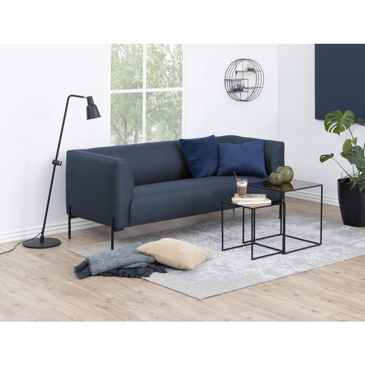Lyngdal sofa mørkeblå, 2,5 pers.