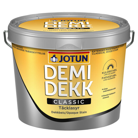 Jotun Demidekk Classic dækkende træbeskyttelse hvid
