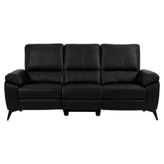 Padova 3 pers. sofa sort PVC læder