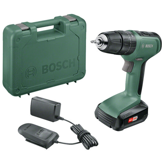 Bosch universal 18V slagboremaskine 1x1.5 Ah batteri, lader og kuffert
