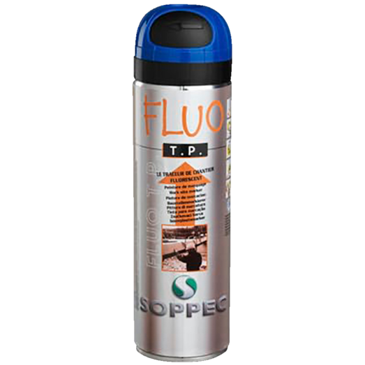 Soppec fluo markeringsspray blå 500 ml
