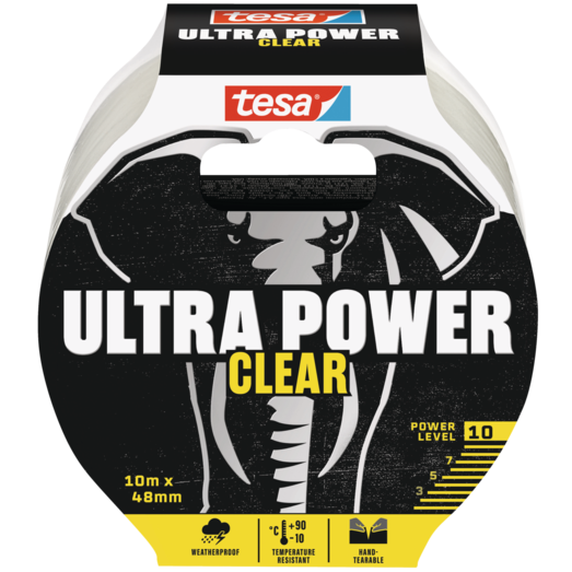 Tesa Ultra Power Clear reparationstape 48 mm transparent