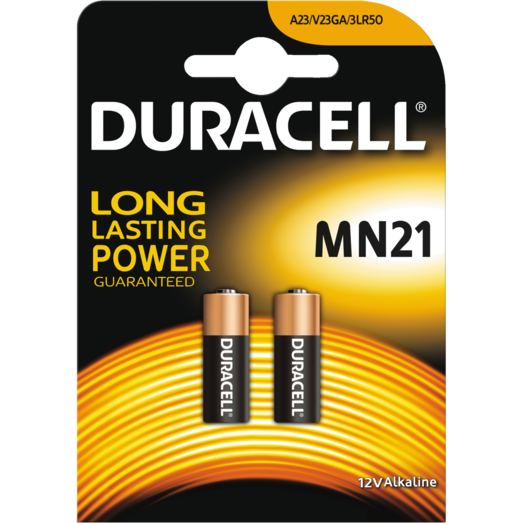 Duracell batteri Security MN21 - 2 stk. pk.