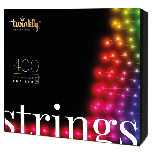 Twinkly Light String lyskæde RGB+W Multifarve+hvid