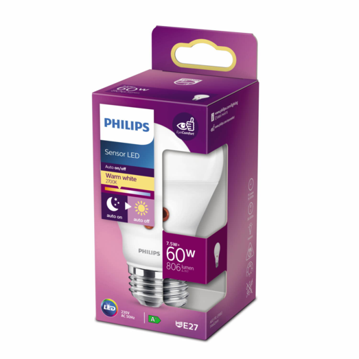 Philips Special LED pære E27 60W mat