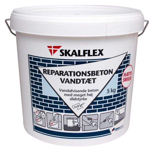Skalflex vandtæt reparationsbeton - 5 kg
