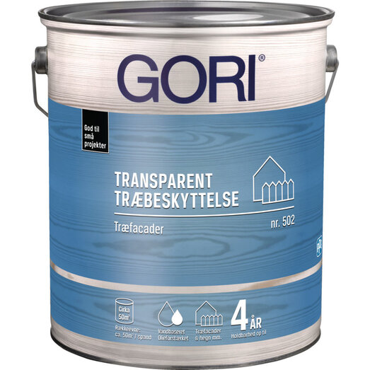 GORI 502 transparent træbeskyttelse nød