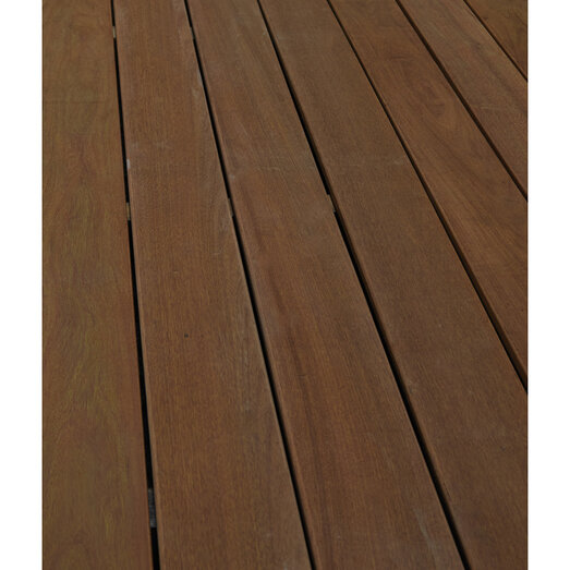 Ipé terrassebrædder mørkebrun glat/glat 21 x 145 mm