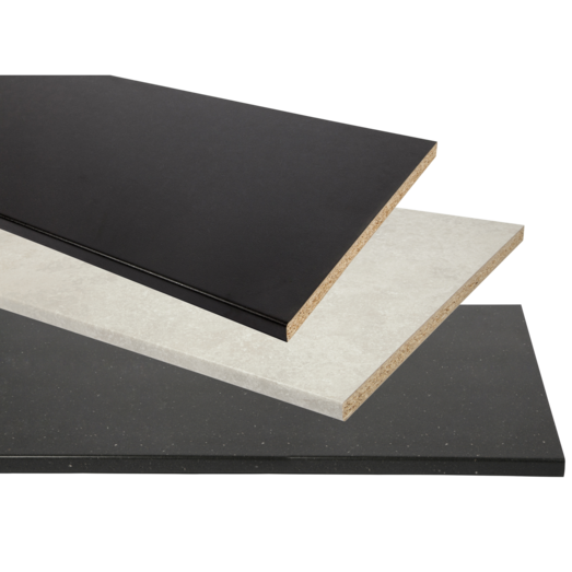 Wallmann bordplade black slate 28x610x3000 mm
