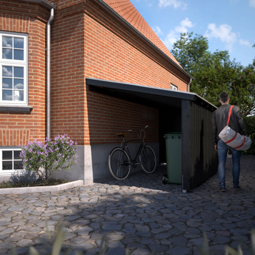 Plus Nordic Multi havehus vægmodel 9,5 m² med åben front