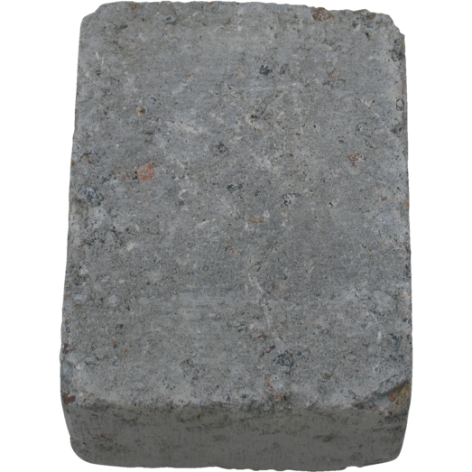 Herregårdssten med rumlet kant 1/2 sten grå 14x10,5x5 cm