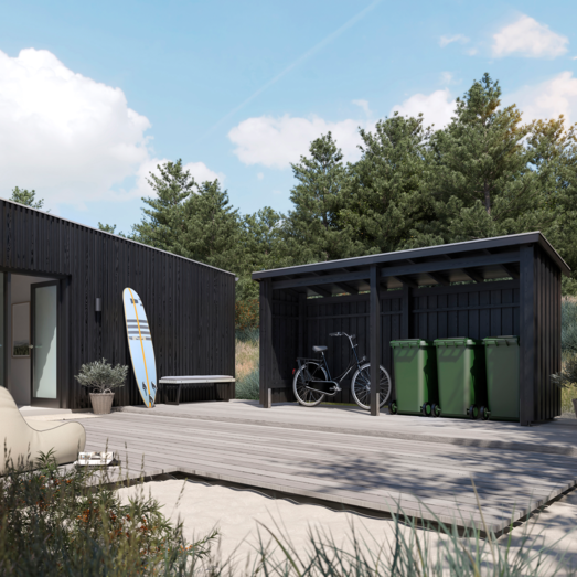 Plus Nordic Multi havehus 4,7 m² 2 moduler med åben front