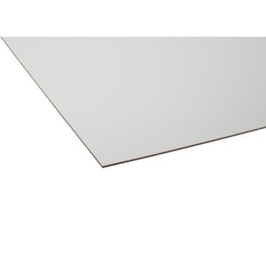 NPI hård træfiberplade 3x800x1200 mm hvid