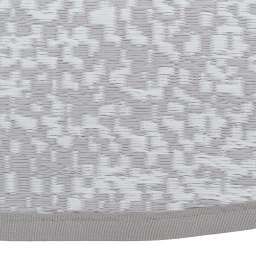 Envy Outdoor tæppe Ø180 cm grå/lysegrå