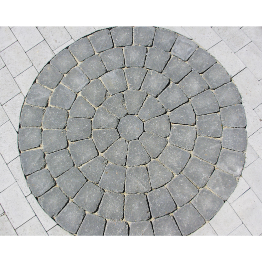 Herregårdssten Flex-line med rumlet kant lille sten grå 14x14x5,25x5 cm