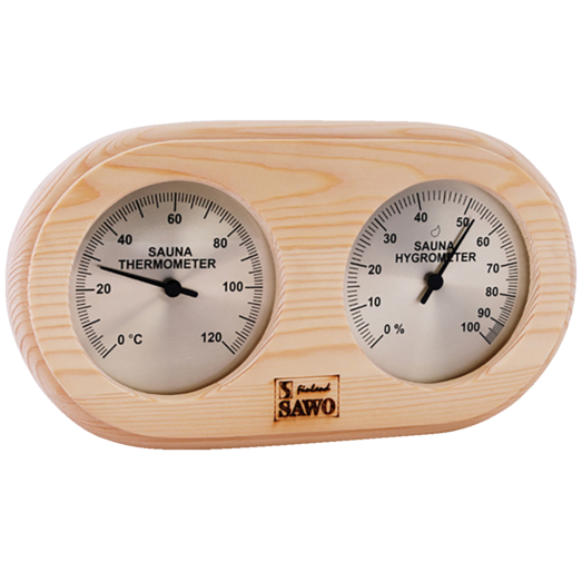 Sauna termometer og hygrometer