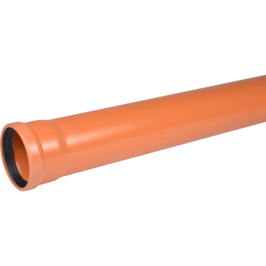 Wavin kloakrør PVC-ML rød 110x2000 mm