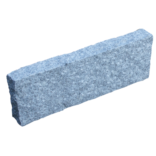 Grå granit kantsten