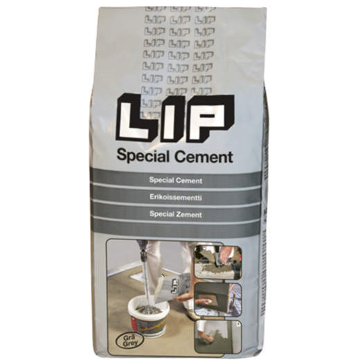 Lip special cement grå, 5 kg
