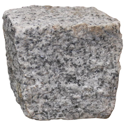 Granit chaussésten 9x9x8 cm grå