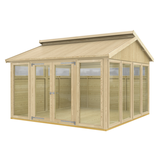 Plus Multi Pavillon model 8 med 6 vinduer inkl. gulv