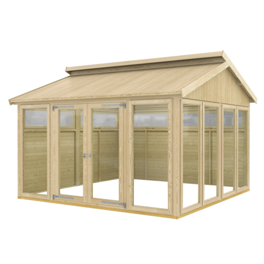 Plus Multi Pavillon model 4 med 6 vinduer ekskl. gulv