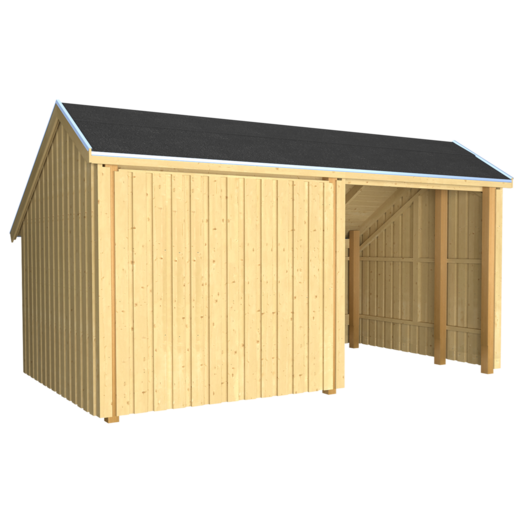 Plus Multi Shelter 2 moduler med shelter og opholdsrum