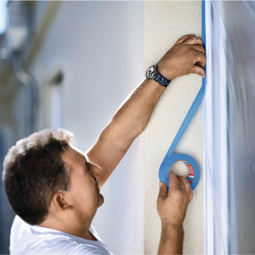 Tesa® 4440 Professionel udendørs malertape 50 m x 50 mm blå