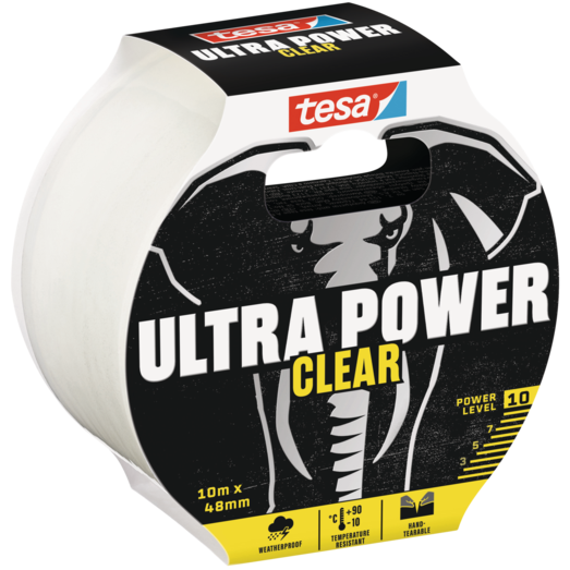 Tesa Ultra Power Clear reparationstape 48 mm transparent