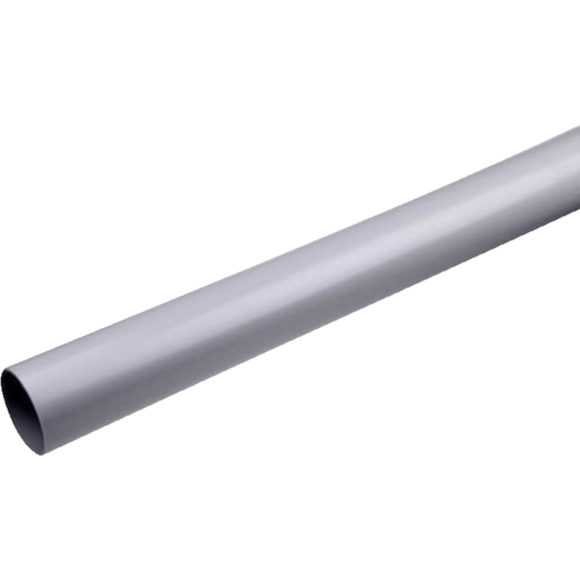 Plastmo nedløbsrør grå - 90x6000 mm