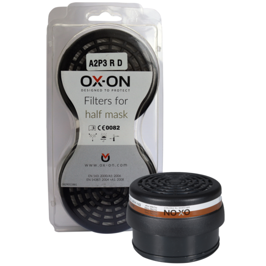 OX-ON A2/P3 støvfiltersæt sæt med 2 stk.
