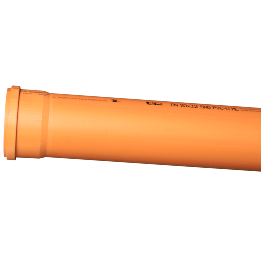 Kaczmarek PVC-U SN8 afløbsrør 110 x 500 mm