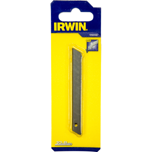 Irwin knæk-af knivblad carbon 9 mm 10 stk/pk