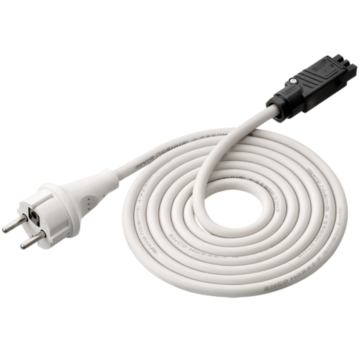 Billede af Solamagic ekstra kabel 7,5M med stik, hvid