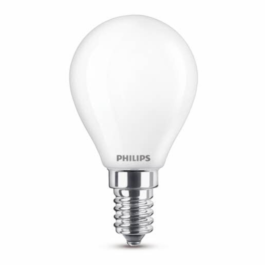 Philips Krone LED pære E14 40W 2 pack