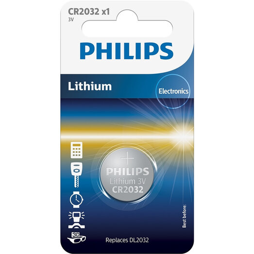 Philips Minicelle CR2032 1-blister batteri