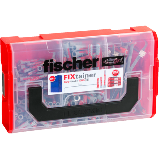 Fischer FIXtainer sortimentsboks 200 dele