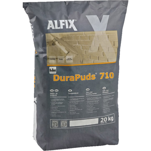 ALFIX, Durapuds 710 fiberpuds, 20 kg, grå