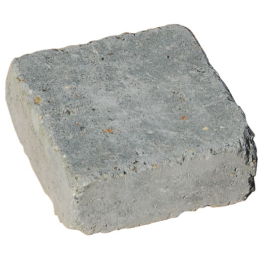 Herregårdssten med rumlet kant 2/3 sten grå 14x14x5 cm
