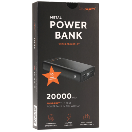 Bycph Powerbank 20.000 mAh