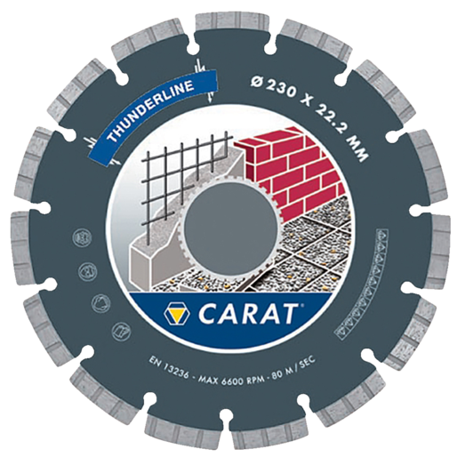 Carat CEB-TT diamantklinge universal Ø230 mm